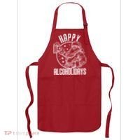 Happy Alcoholidays Christmas Santa Apron thumb 0
