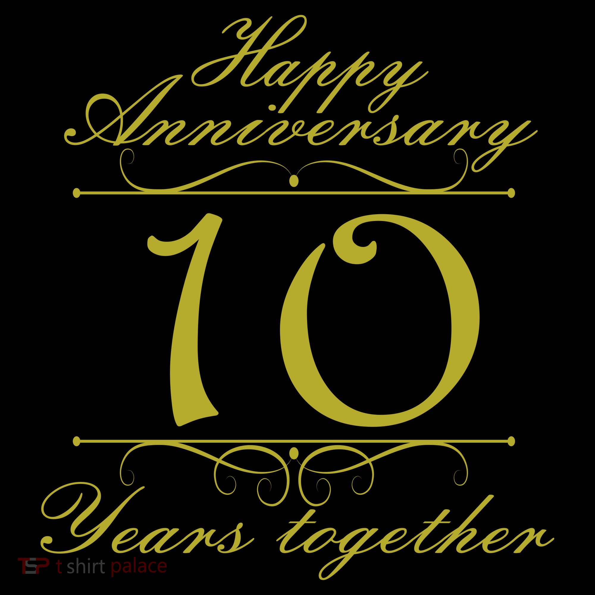 Happy Anniversary 10 Years Together Backpack