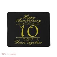 Happy Anniversary 10 Years Together Mousepad thumb 0
