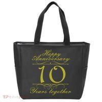Happy Anniversary 10 Years Together Tote Bag thumb 0