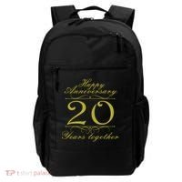 Happy Anniversary 20 Years Together Backpack thumb 0