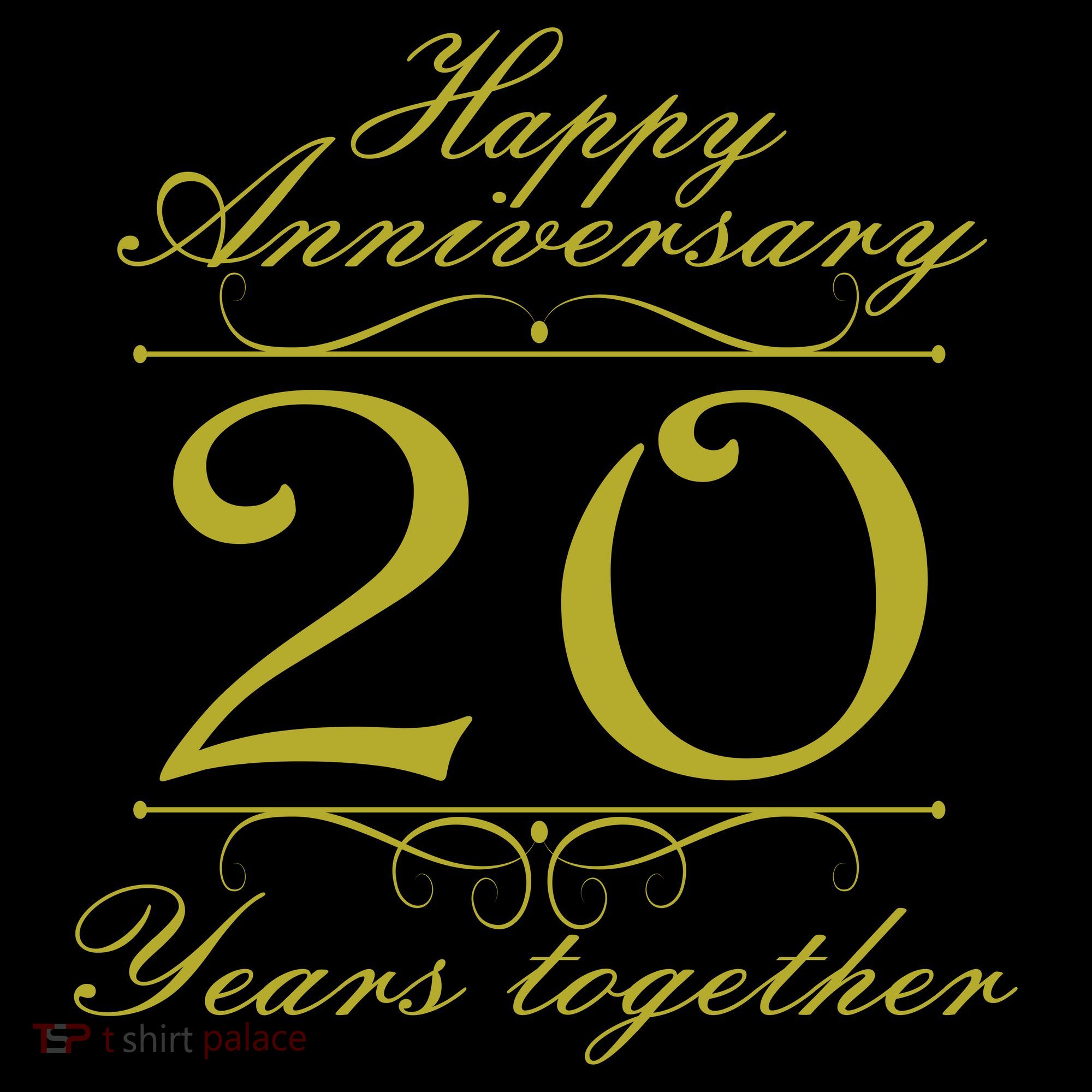Happy Anniversary 20 Years Together Coffee Mug