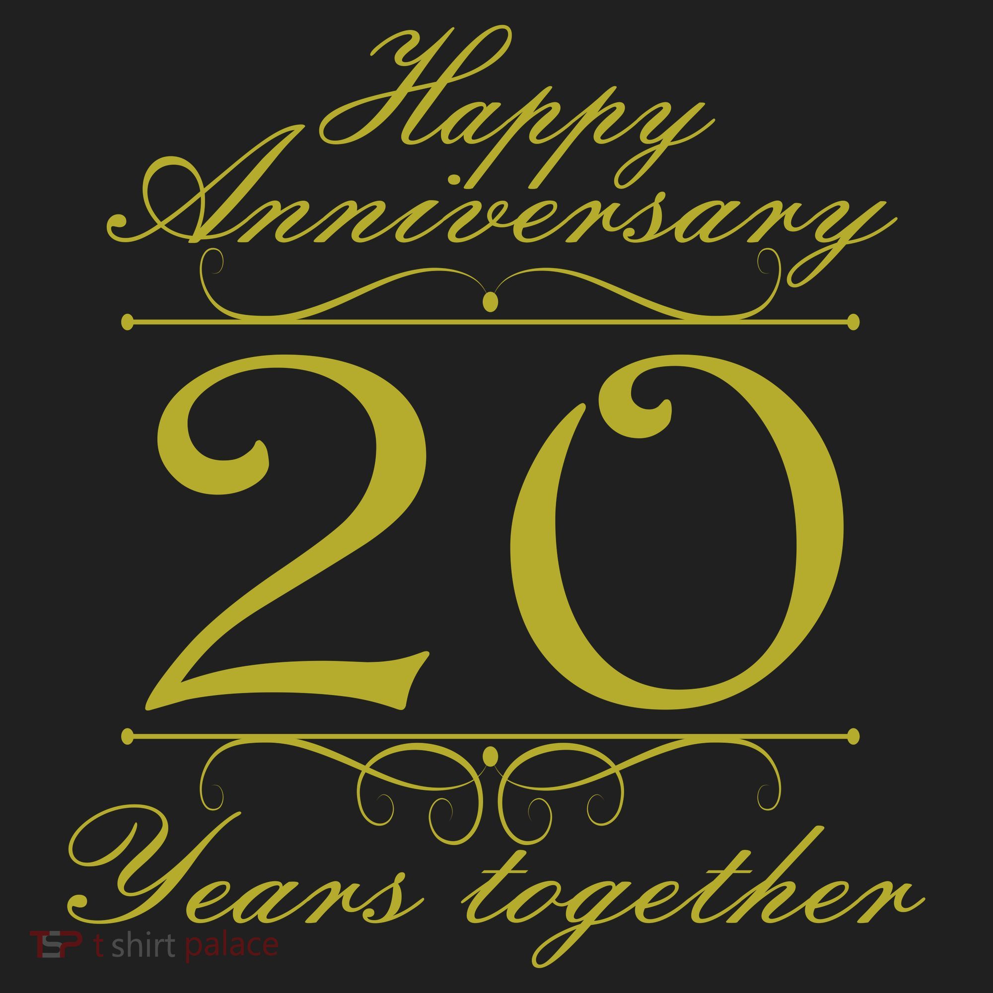 Happy Anniversary 20 Years Together Tumbler