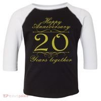 Happy Anniversary 20 Years Together Toddler Fine Jersey T-Shirt thumb 0