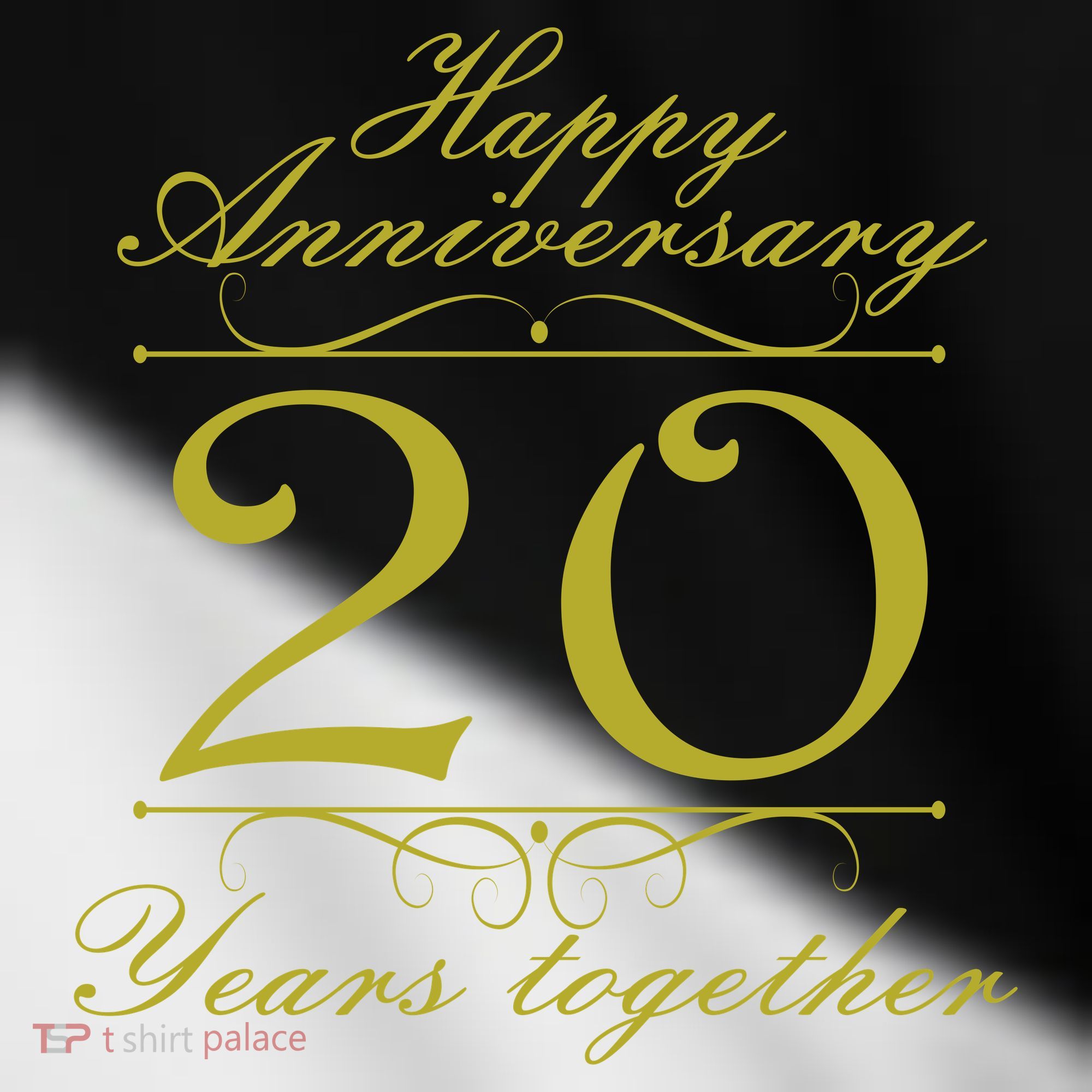 Happy Anniversary 20 Years Together Toddler Fine Jersey T-Shirt
