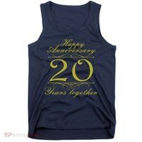 Happy Anniversary 20 Years Together Tank Top thumb 0