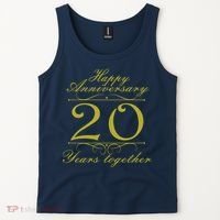 Happy Anniversary 20 Years Together Tank Top thumb 2