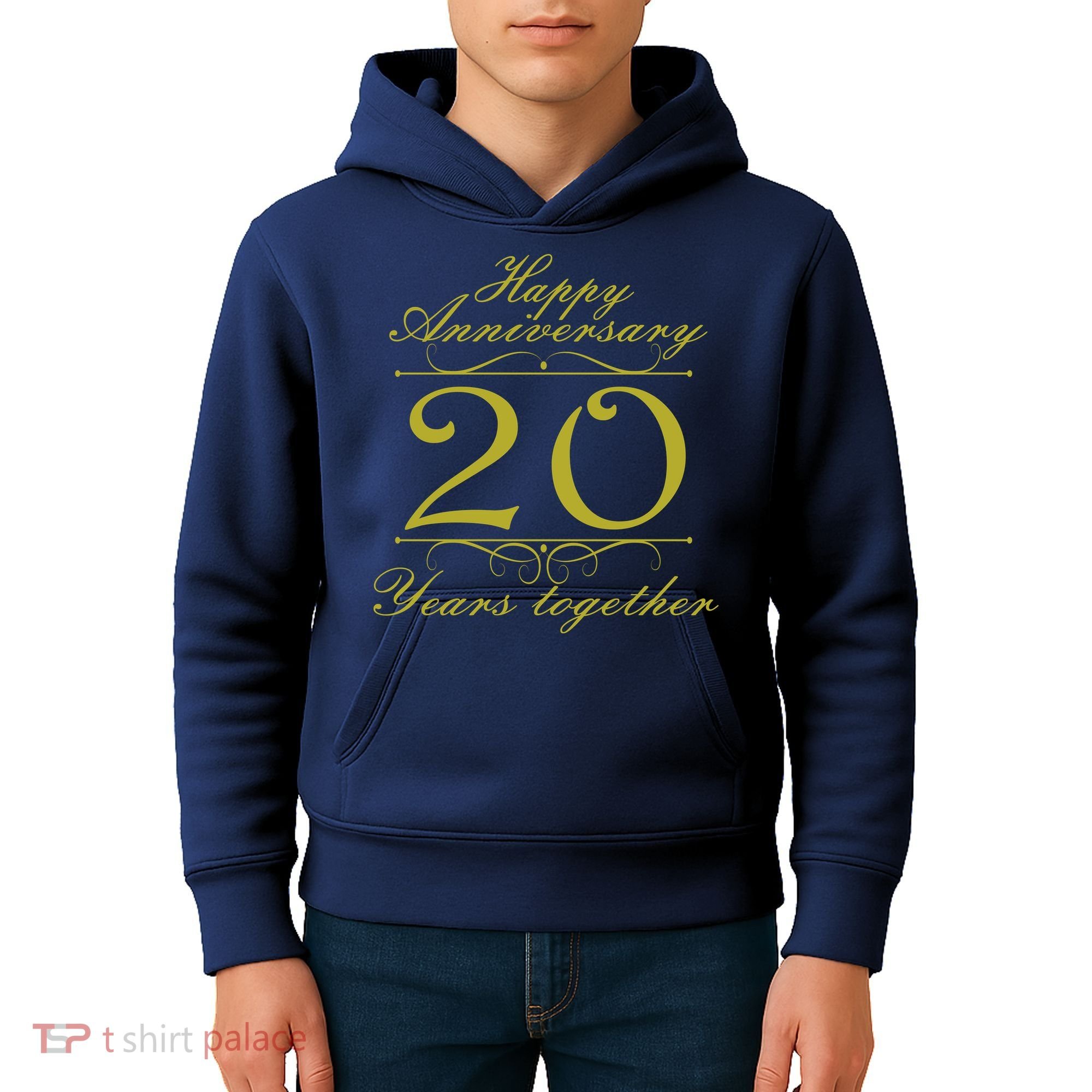 Happy Anniversary 20 Years Together Kids Hoodie