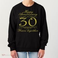 Happy Anniversary 30 Years Together Women's Sweatshirt thumb 0