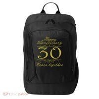 Happy Anniversary 30 Years Together City Backpack thumb 0