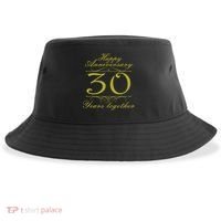 Happy Anniversary 30 Years Together Sustainable Bucket Hat thumb 0