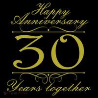 Happy Anniversary 30 Years Together Bucket Hat thumb 4