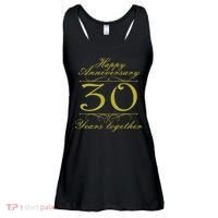 Happy Anniversary 30 Years Together Ladies Essential Flowy Tank thumb 0