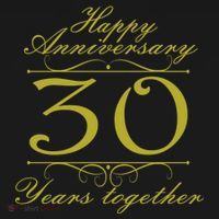 Happy Anniversary 30 Years Together Polo thumb 3