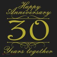 Happy Anniversary 30 Years Together Tumbler thumb 3