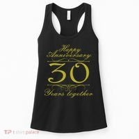 Happy Anniversary 30 Years Together Women's Tank Top thumb 0