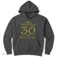 Happy Anniversary 30 Years Together Hoodie thumb 0