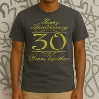 Happy Anniversary 30 Years Together T-Shirt thumb 3
