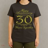Happy Anniversary 30 Years Together T-Shirt thumb 4