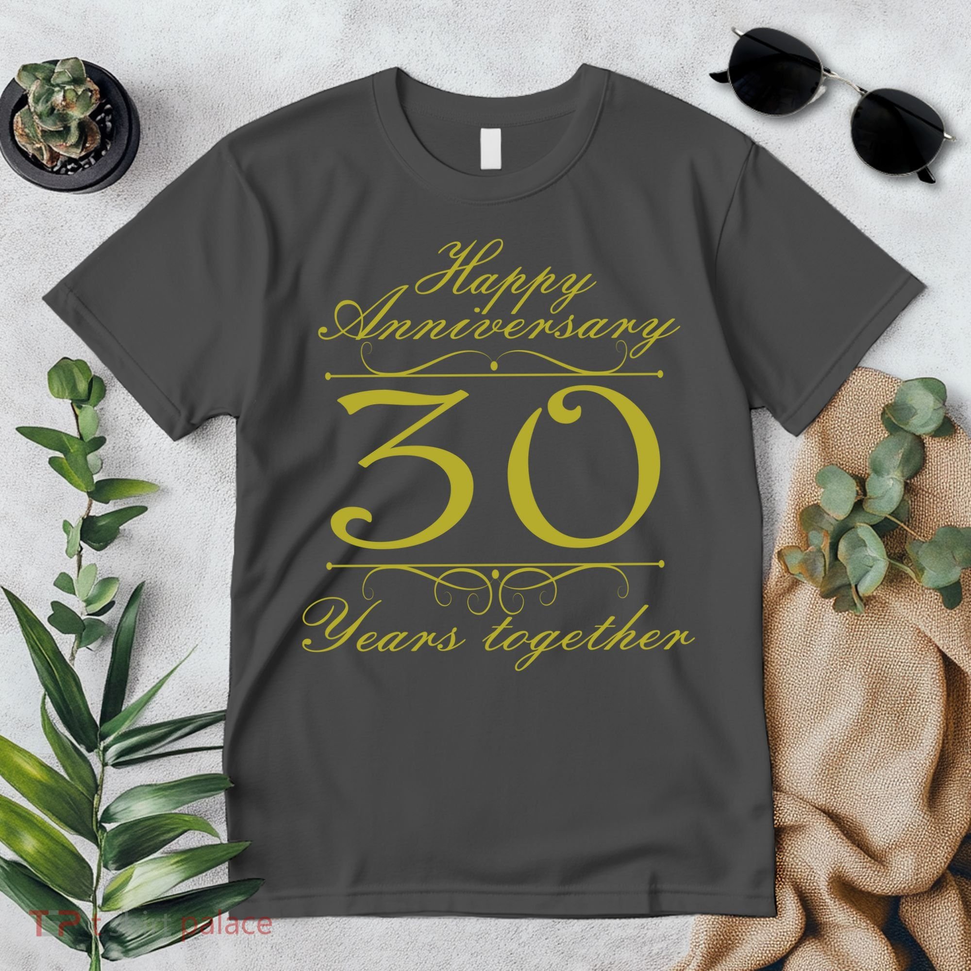 Happy Anniversary 30 Years Together Premium T-Shirt