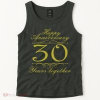 Happy Anniversary 30 Years Together Tank Top thumb 2