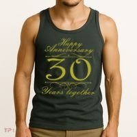 Happy Anniversary 30 Years Together Tank Top thumb 3