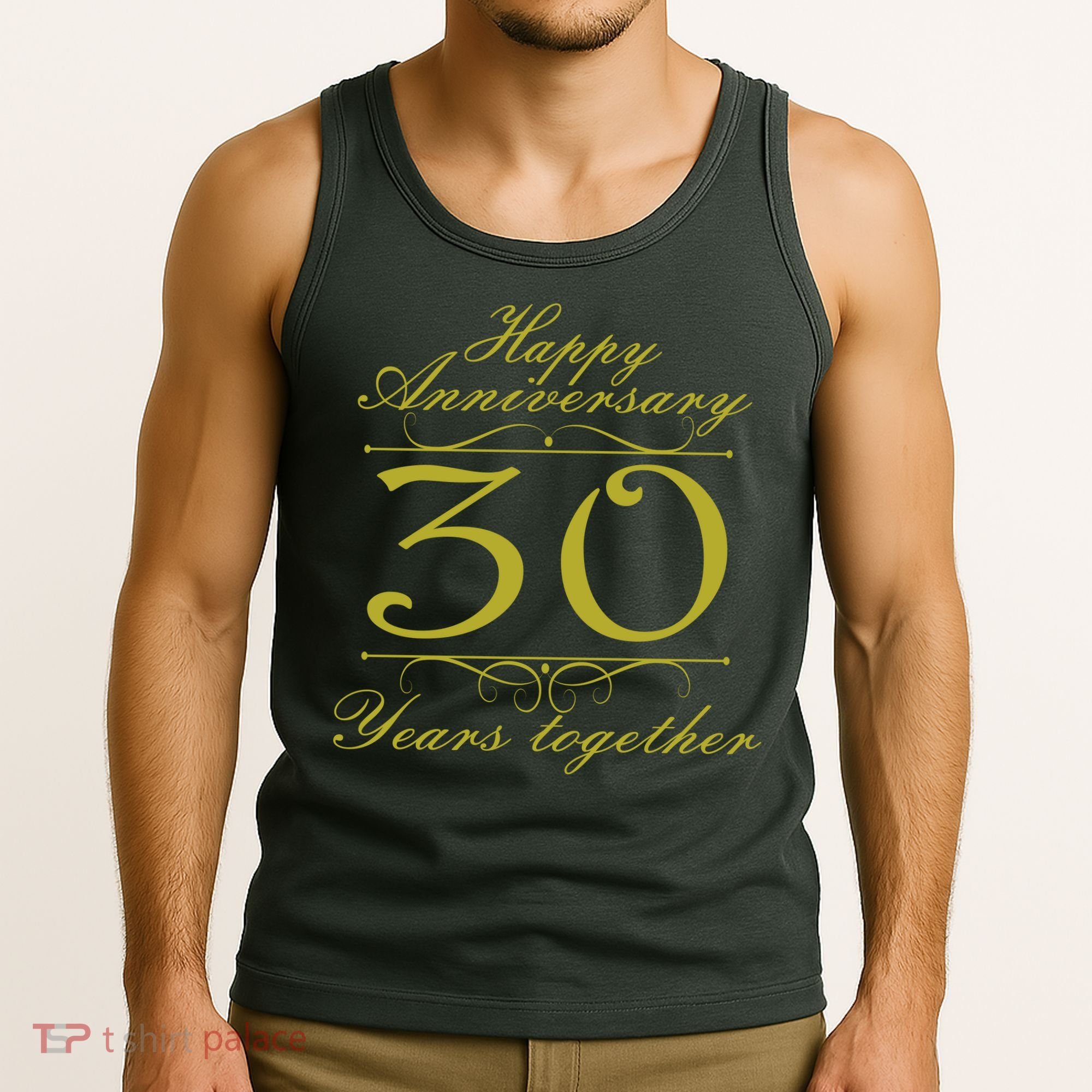Happy Anniversary 30 Years Together Tank Top