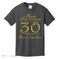 Happy Anniversary 30 Years Together Kids T-Shirt thumb 0