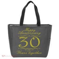 Happy Anniversary 30 Years Together Tote Bag thumb 0