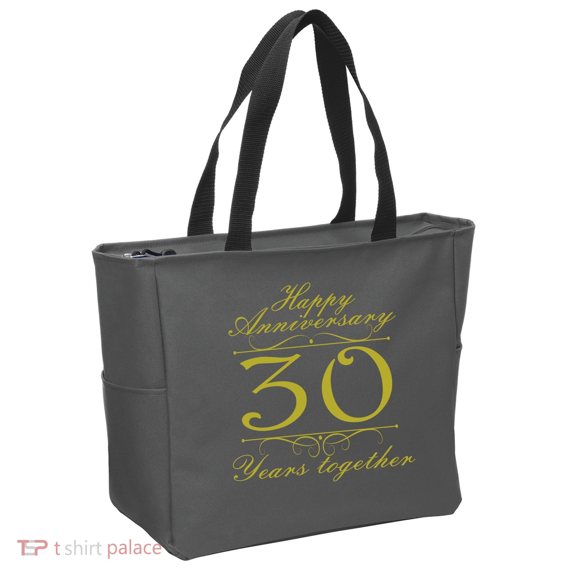 Happy Anniversary 30 Years Together Tote Bag