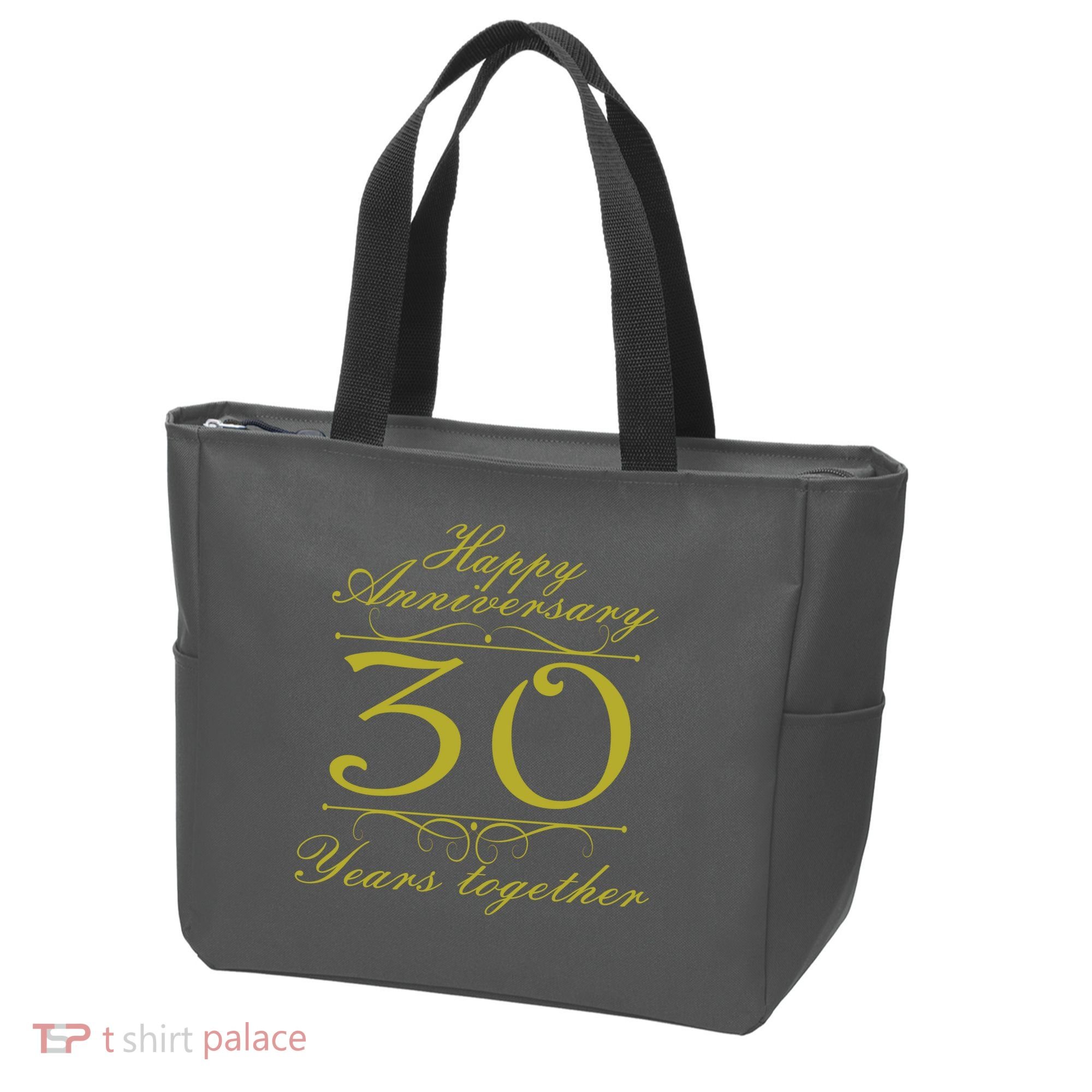 Happy Anniversary 30 Years Together Tote Bag