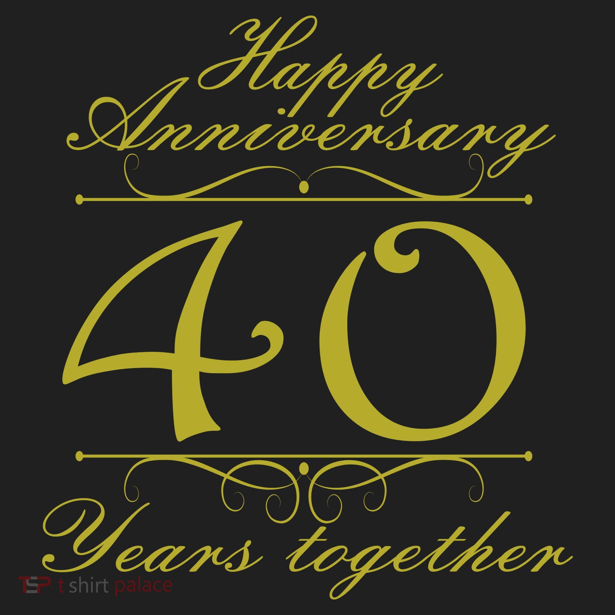 Happy Anniversary 40 Years Together Beanie