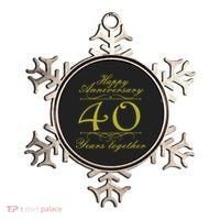 Happy Anniversary 40 Years Together Ornament thumb 0