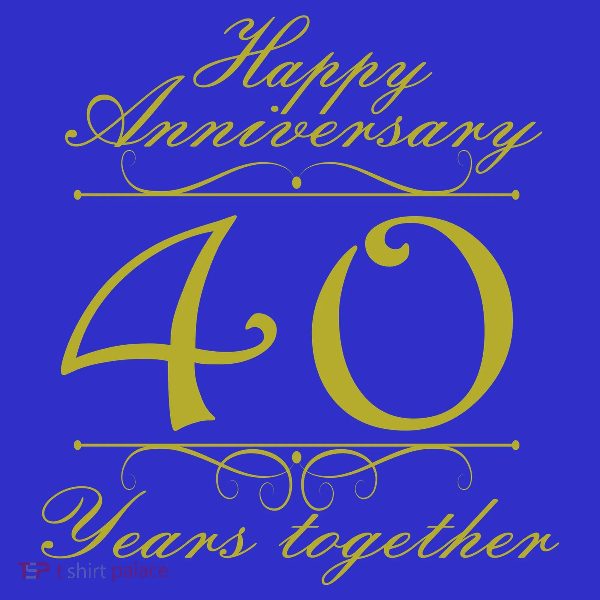 Happy Anniversary 40 Years Together Sweatshirt