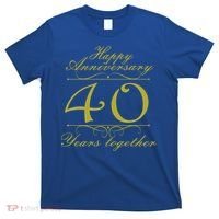 Happy Anniversary 40 Years Together T-Shirt thumb 0