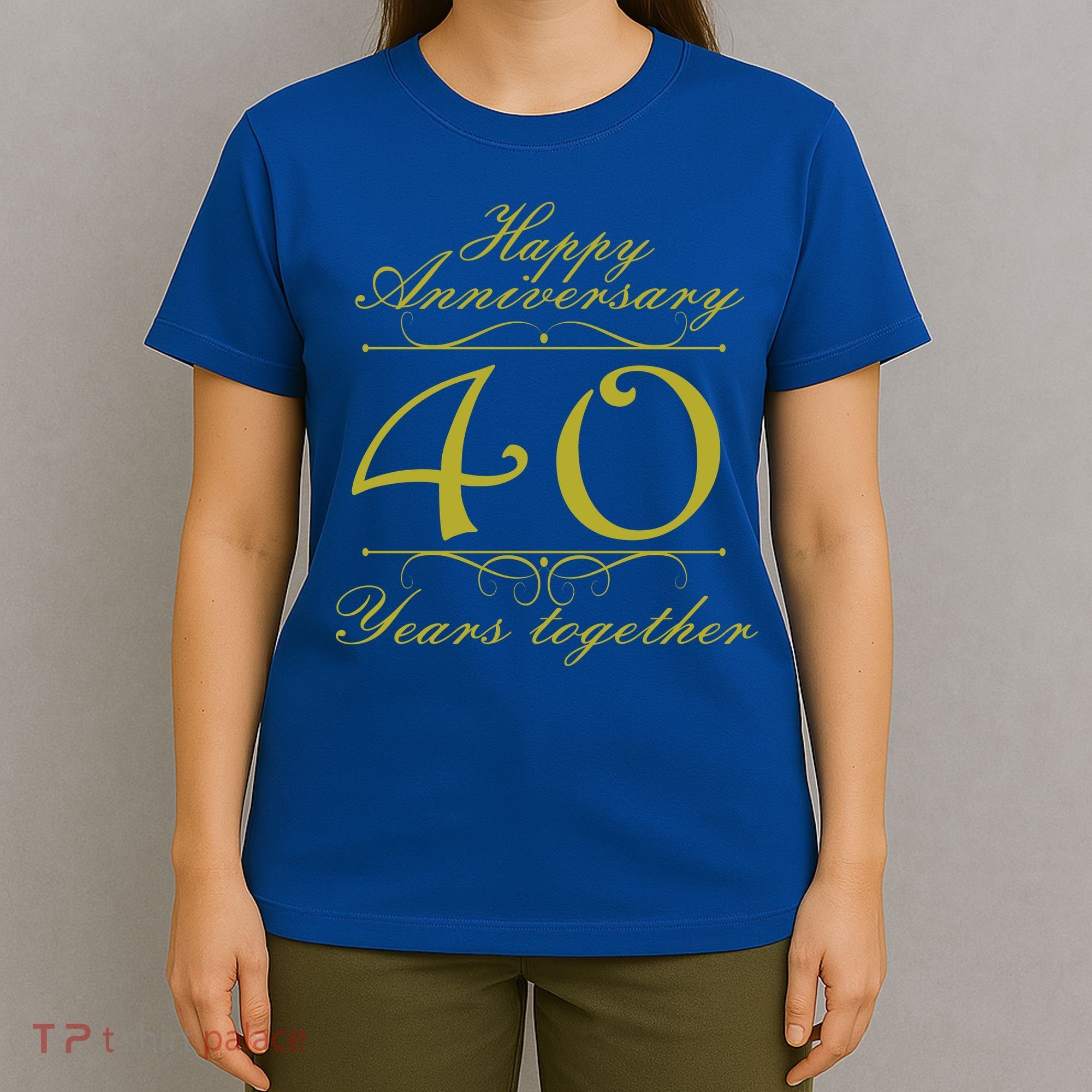 Happy Anniversary 40 Years Together T-Shirt