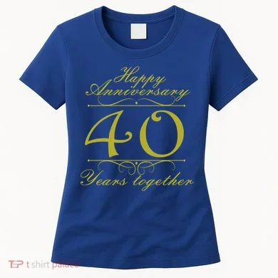 Happy Anniversary 40 Years Together Women's T-Shirt