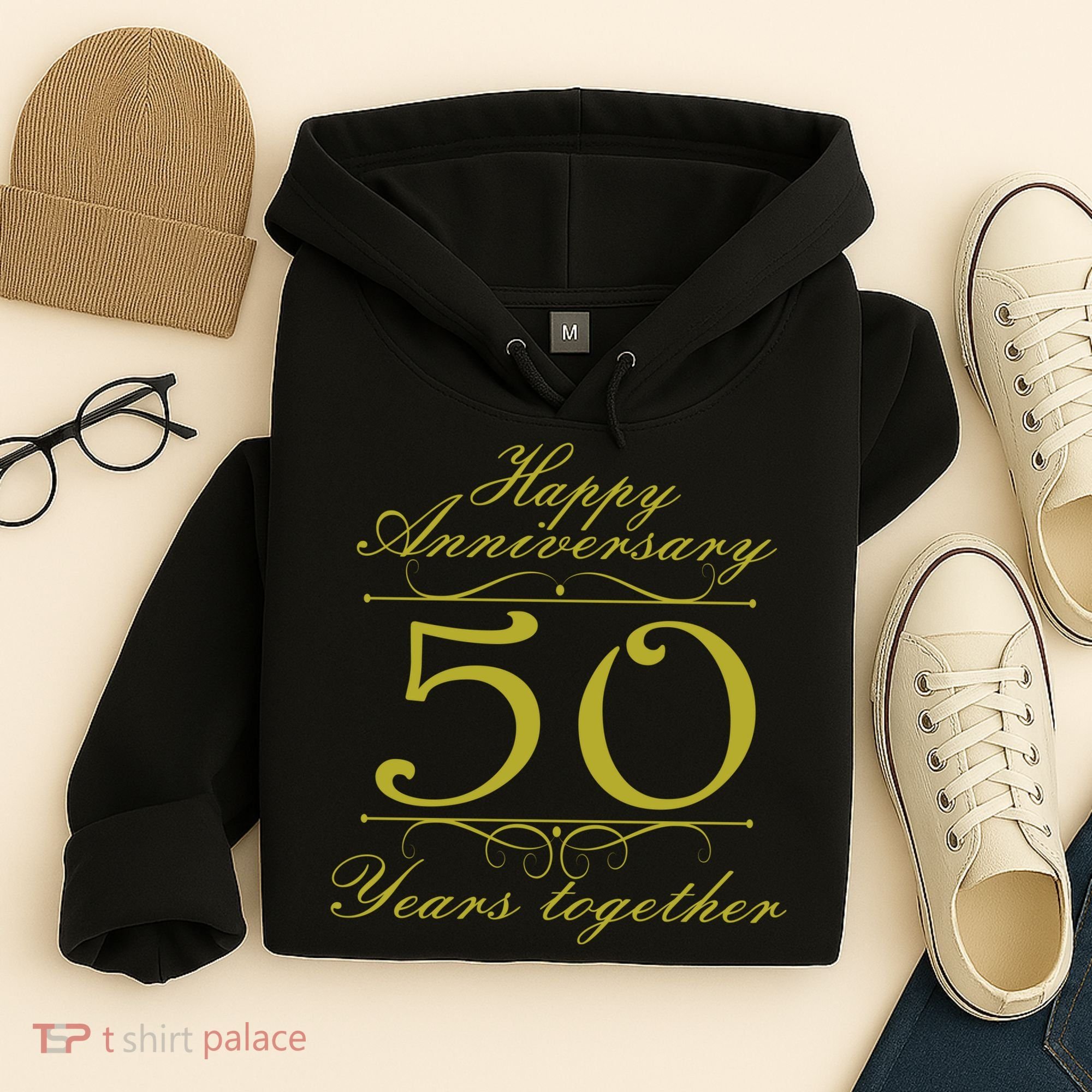 Happy Anniversary 50 Years Together Hoodie