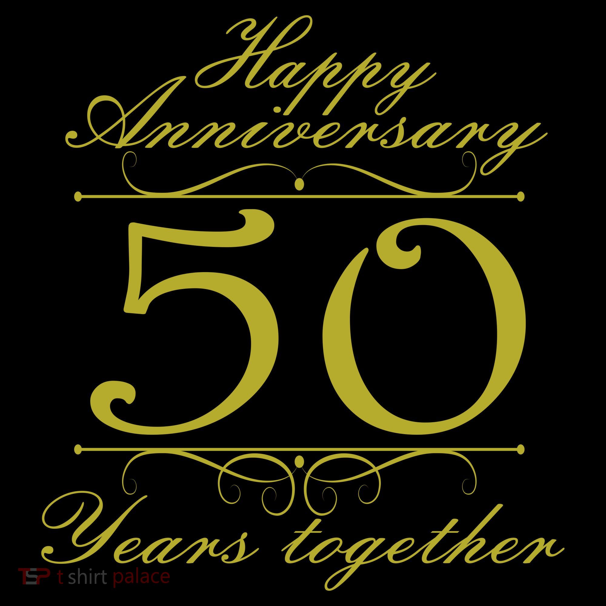 Happy Anniversary 50 Years Together Apron