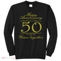 Happy Anniversary 50 Years Together Sweatshirt thumb 0
