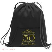 Happy Anniversary 50 Years Together Sweatshirt Cinch Pack Bag thumb 0