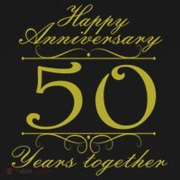 Happy Anniversary 50 Years Together Sweatshirt Cinch Pack Bag thumb 2