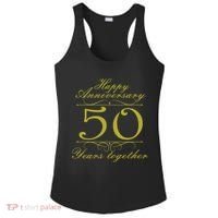 Happy Anniversary 50 Years Together Ladies PosiCharge Competitor Racerback Tank thumb 0