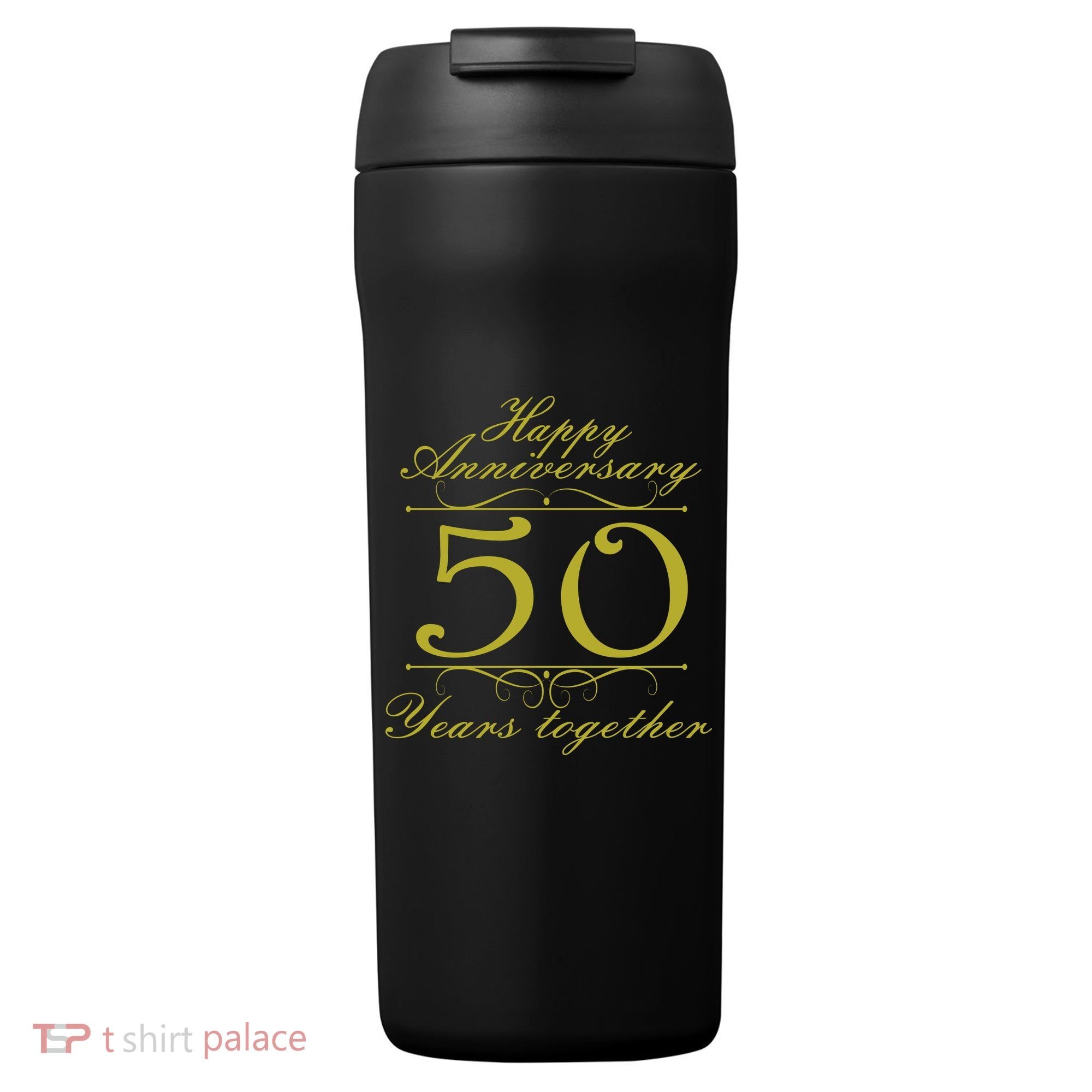 Happy Anniversary 50 Years Together 24oz Duet Stainless Steel Tumbler