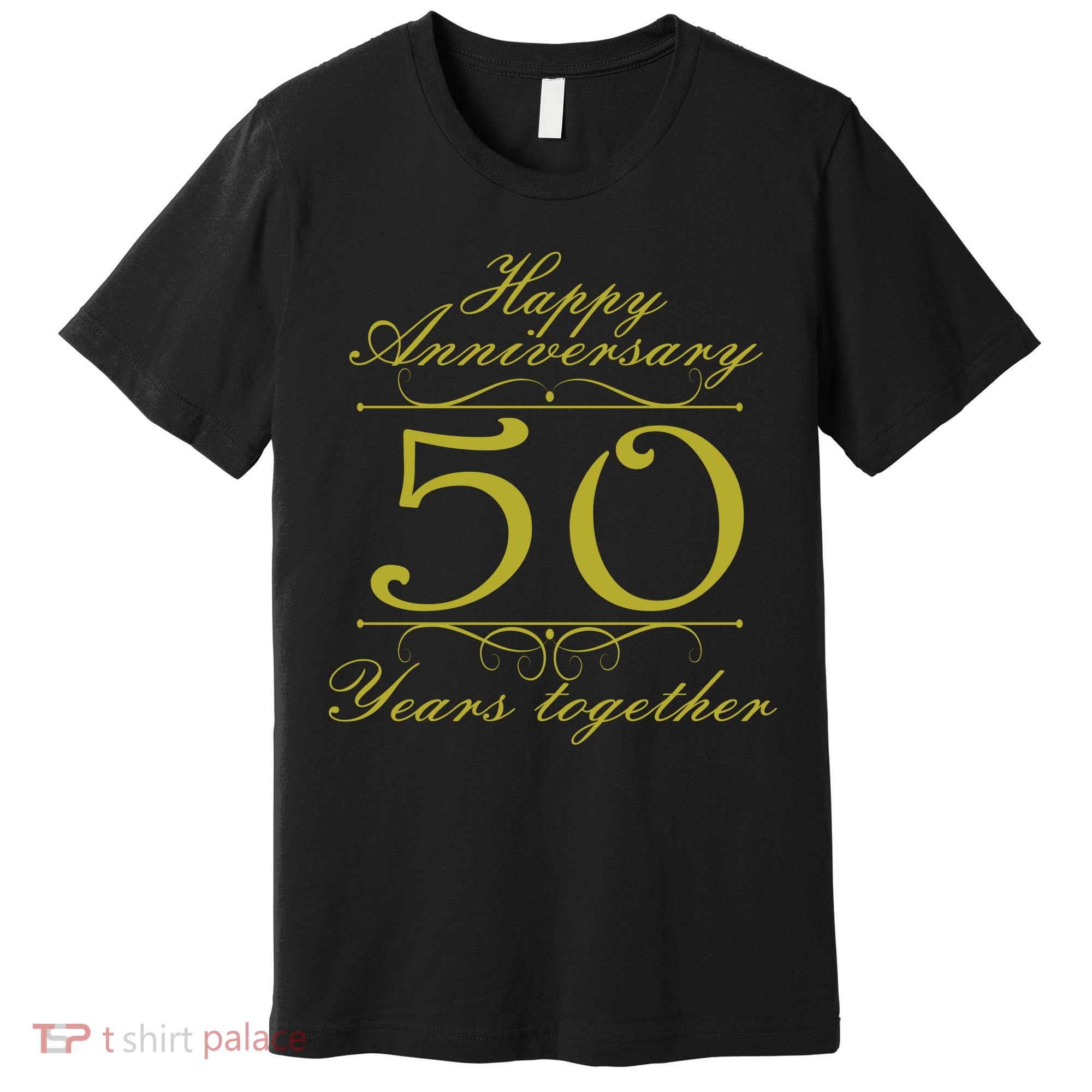 Happy Anniversary 50 Years Together Premium T-Shirt
