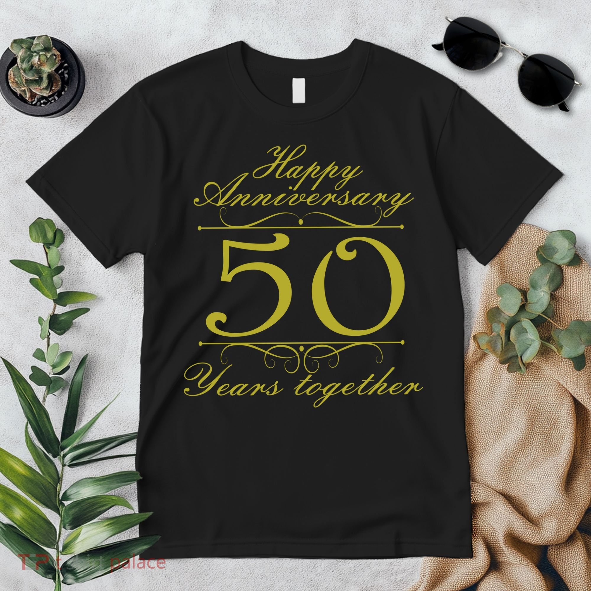 Happy Anniversary 50 Years Together Premium T-Shirt