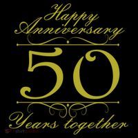Happy Anniversary 50 Years Together Tall Sweatshirt thumb 2