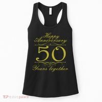 Happy Anniversary 50 Years Together Women's Tank Top thumb 0