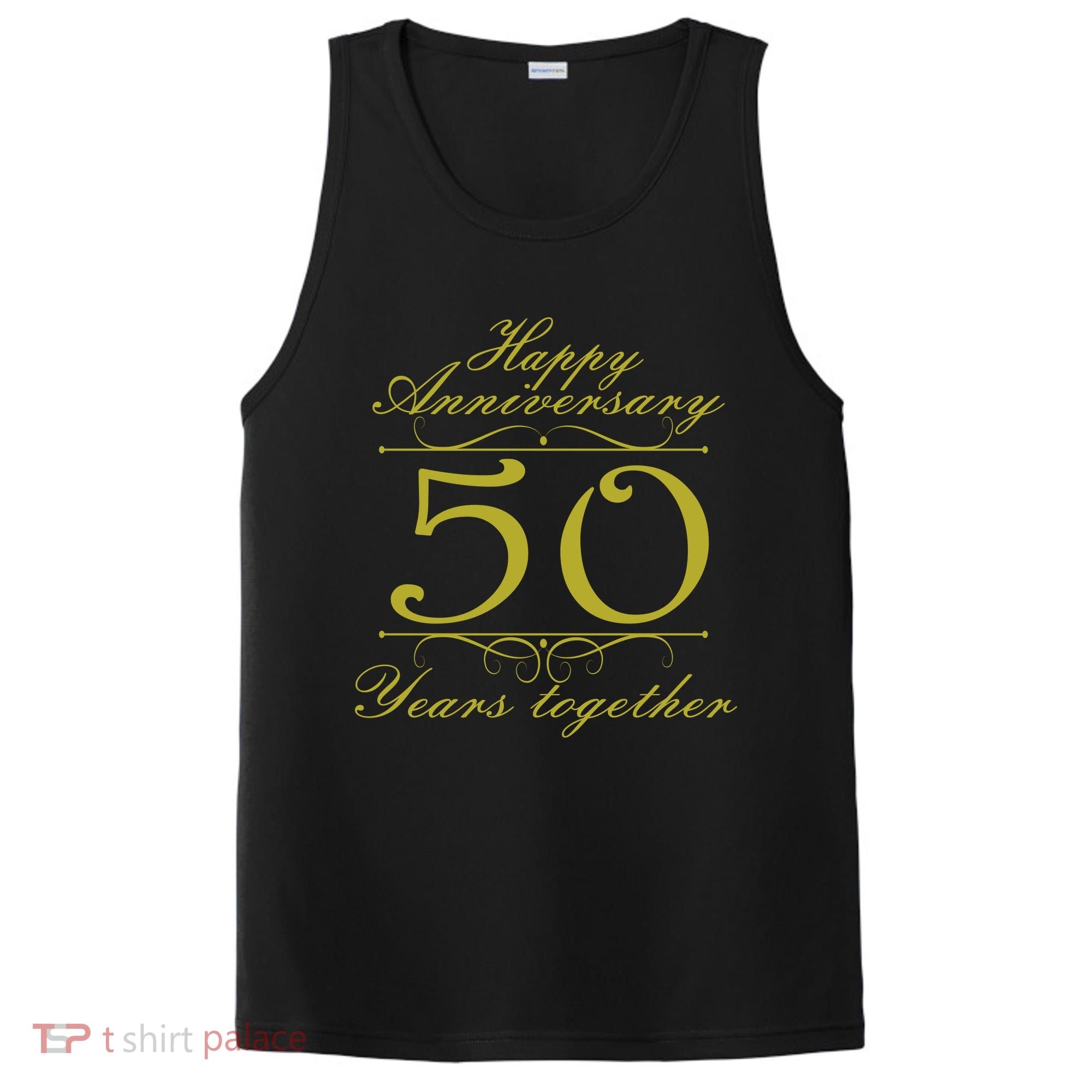 Happy Anniversary 50 Years Together PosiCharge Competitor Tank