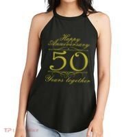 Happy Anniversary 50 Years Together Women's Perfect Tri Rocker Tank thumb 2
